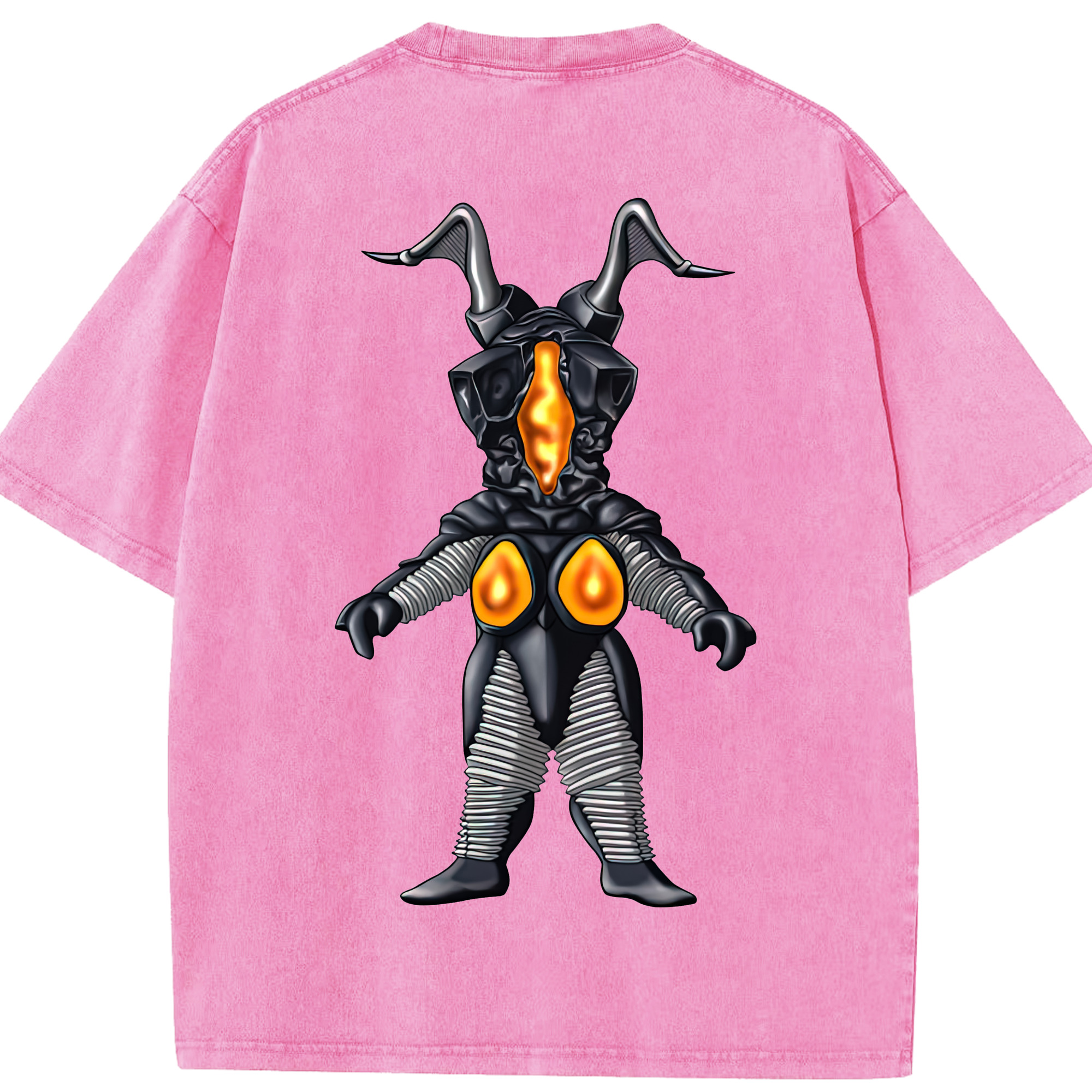 （画像用） ウルトラマン Ultraman 綿100% ヴィンテージ風 半袖Tシャツ（背面プリント）